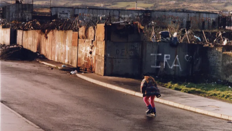 Girl in West Belfast, 1994