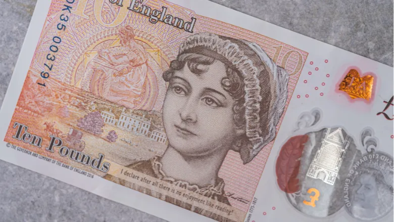 jane austen ten pound note