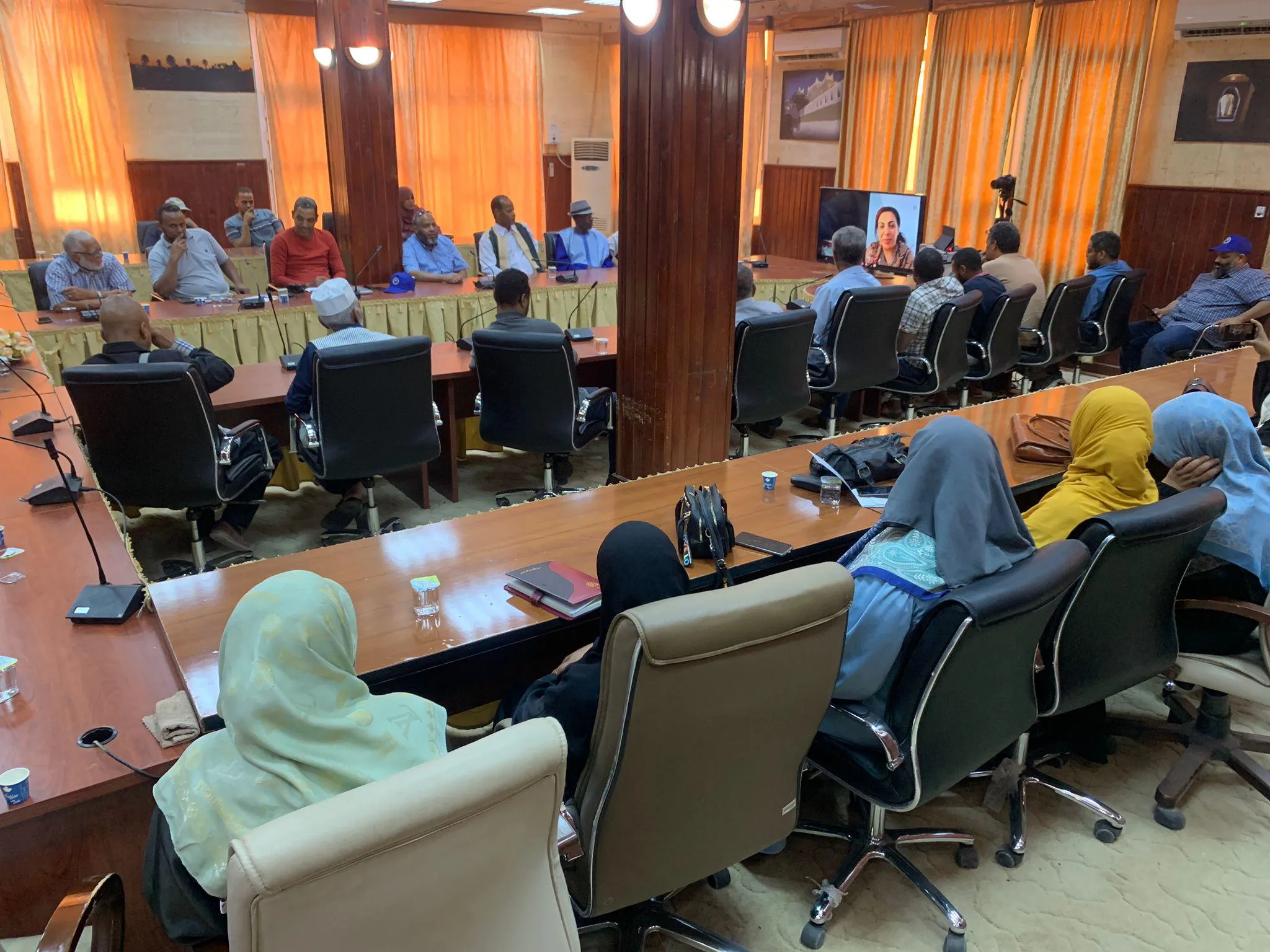 Meeting with the local stakeholders and the Women's Centre in Ghadames