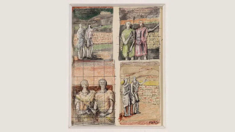 Moore, Phemius and Telemachus, 1944. Henry Moore Foundation 2