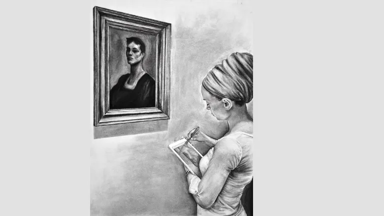 Alexandra Gluckman, Untitled (2014), graphite on paper.