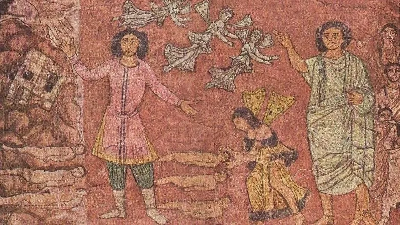 Ezekiel in Dura Europos synagogue