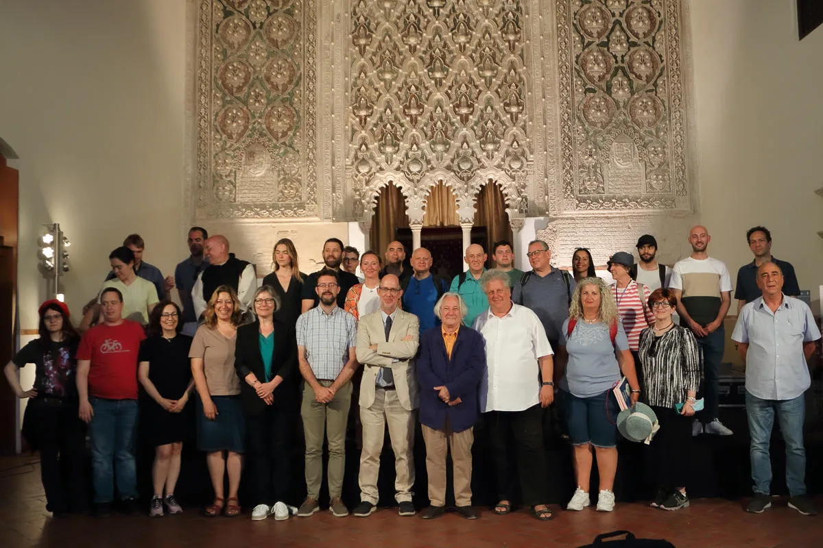 Spring School participants in the Tránsito Synagogue, Toledo
