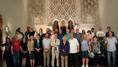 Spring School participants in the Tránsito Synagogue, Toledo