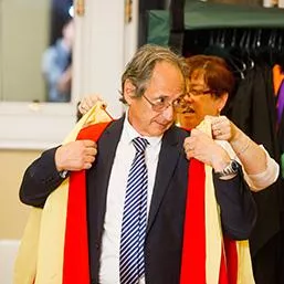 Michael Levitt was awarded an honorary degree in 2014 (photo by David Tett)
