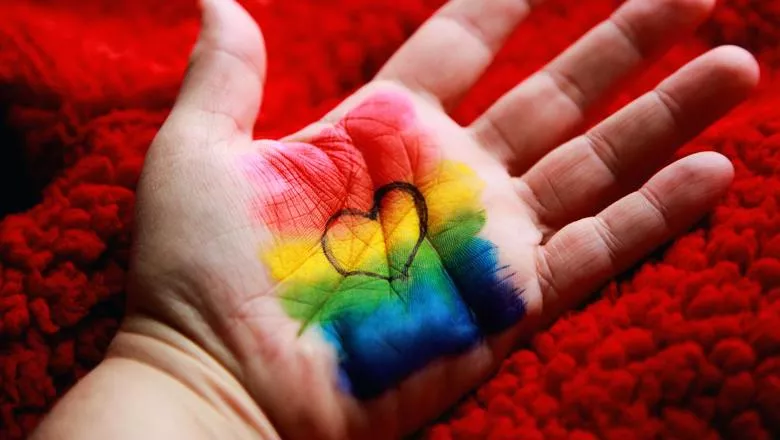 LGBT+ hand