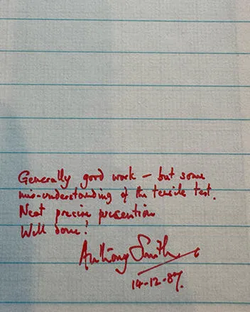 A tidy, detailed and carefully created page from a student science notebook 