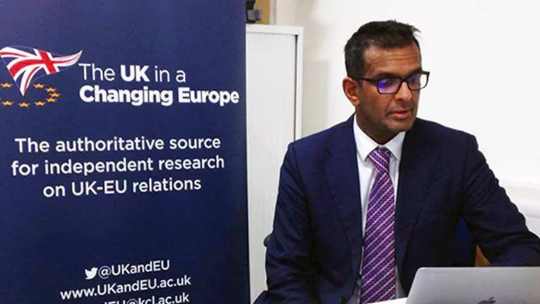 Anand Menon at a UK in a Changing Europe talk