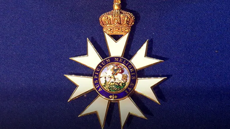 Image of New Years Honours medal