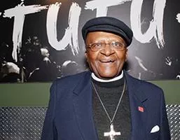 Desmond Tutu at the former Student Union night club Tutu’s