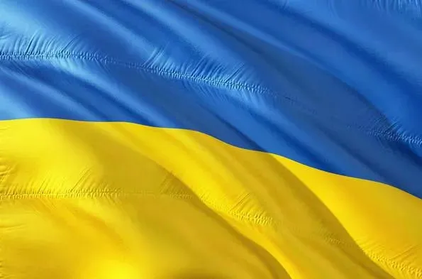 596 Ukraine flag