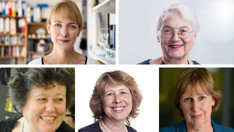 Professor Francesca Happe, Professor Janet Treasure, Professor Lucilla Poston, Professor Irene Higginson and Professor Cathryn Lewis