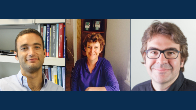 Professor Osvaldo Simeone, Professor Andrea Cornwall and Professor Sergi Garcia-Manyes