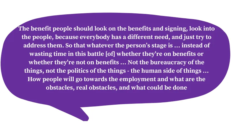 Quote: The benefit people should look on the benefits and signing, look into the people, because everybody has a different need, and just try to address them. So that whatever the person’s stage is … instead of wasting time in this battle [of] whether the