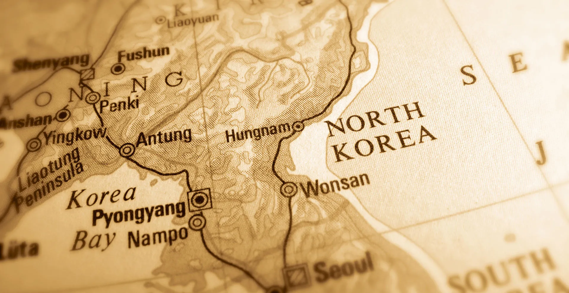 North Korea East Asia map 1920