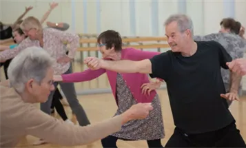 People dancing as part of the SHAPER project