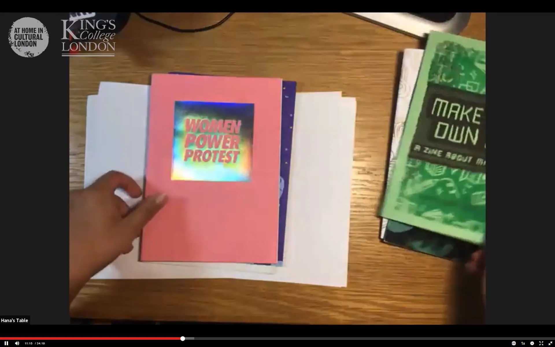 Zine making with artist Hana Ayoob