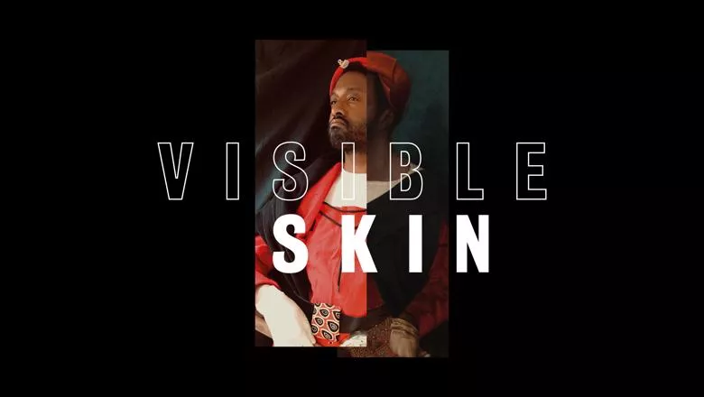 Visible Skin promotional image showing the logo
