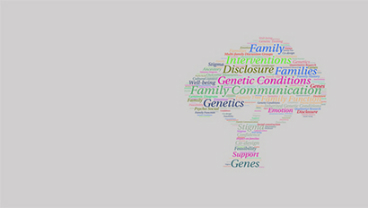 Knitted Genetic Landscape: family communication of genetic risk information