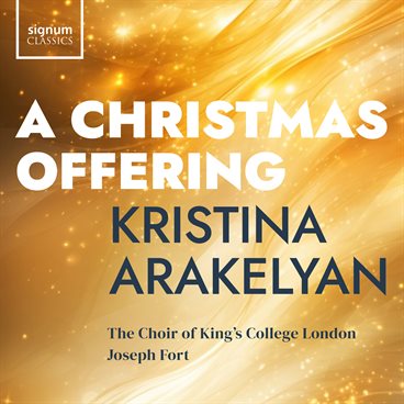 CD Cover for Kristina Arakelyan: A Christmas Offering recording