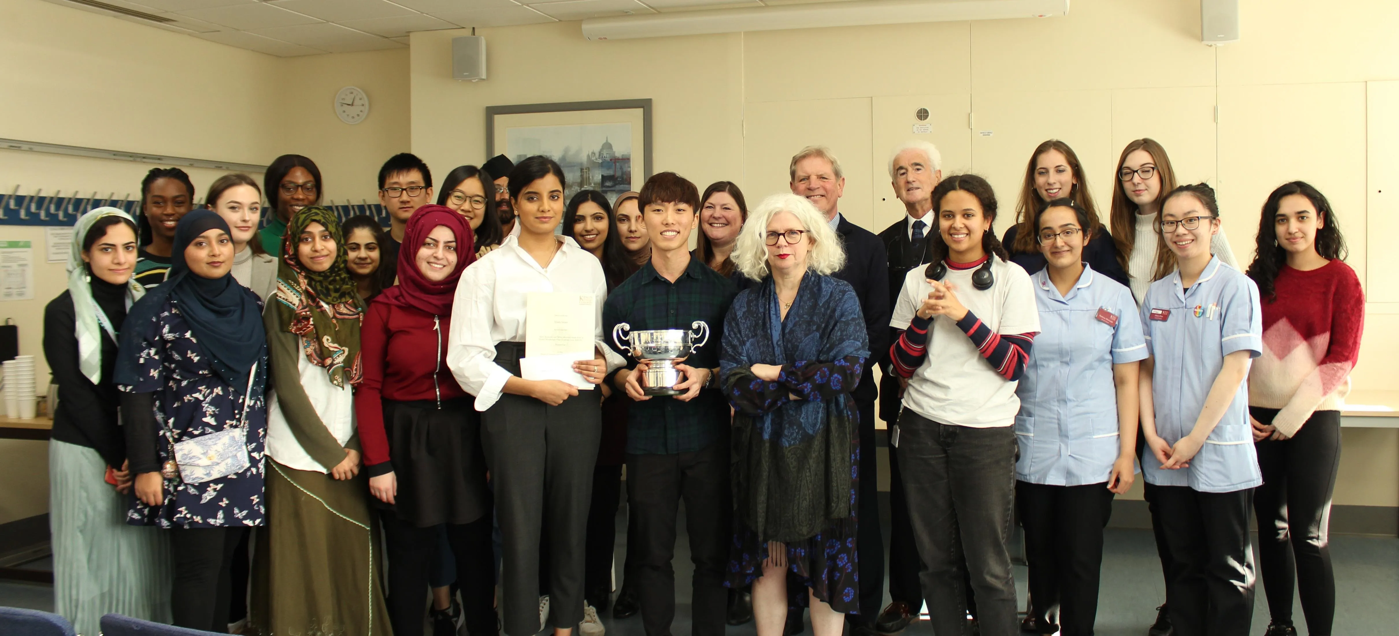 Students and staff at the Tooth Morphology presentation