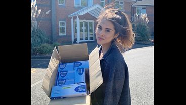 King's dentistry student delivers PPE to care homes