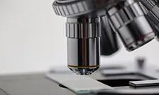 close up of microscope