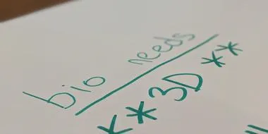 Bio needs 3D