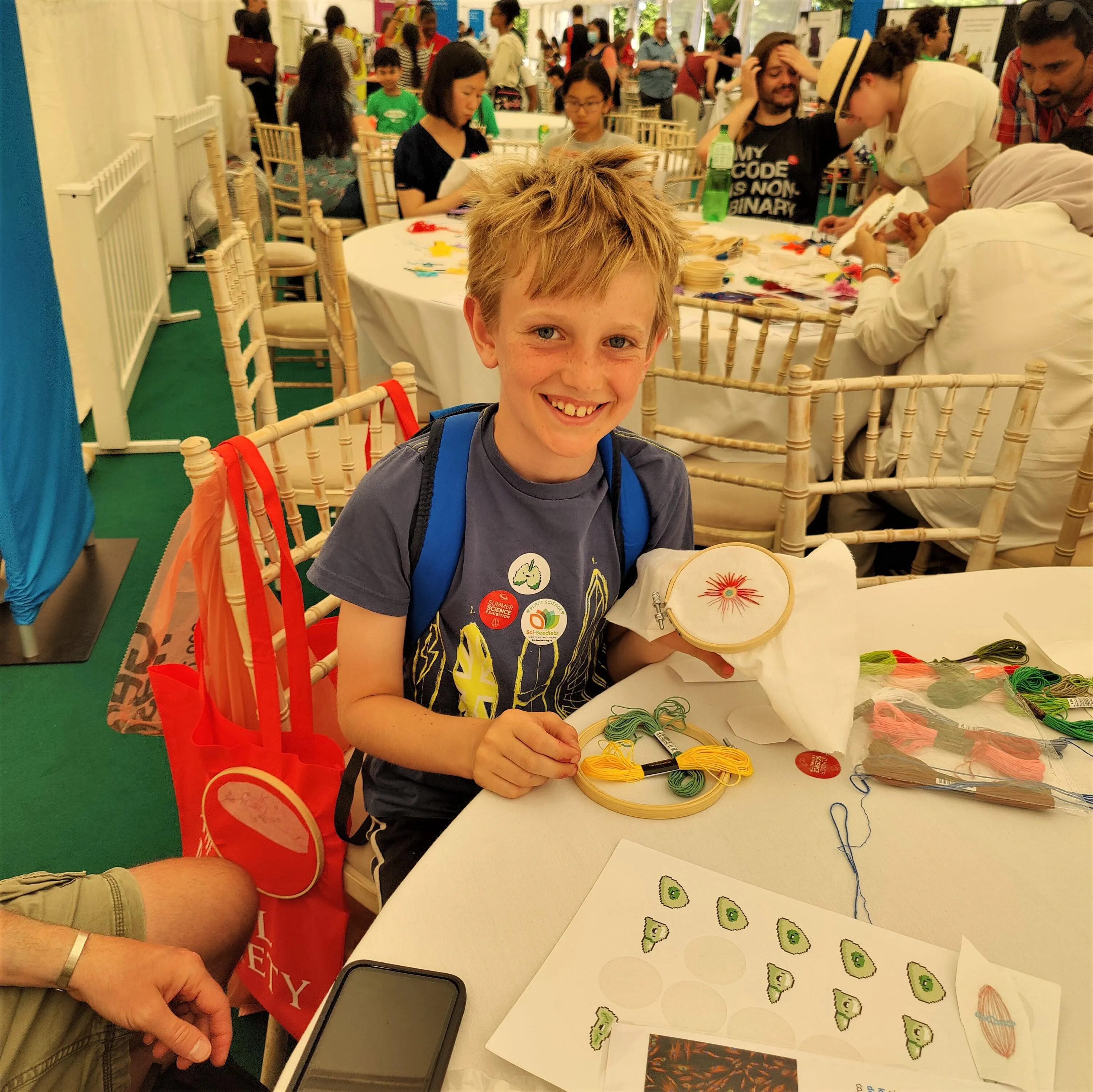 Royal Society Summer Science Exhibition 2022: Stitch ‘n’ Stem