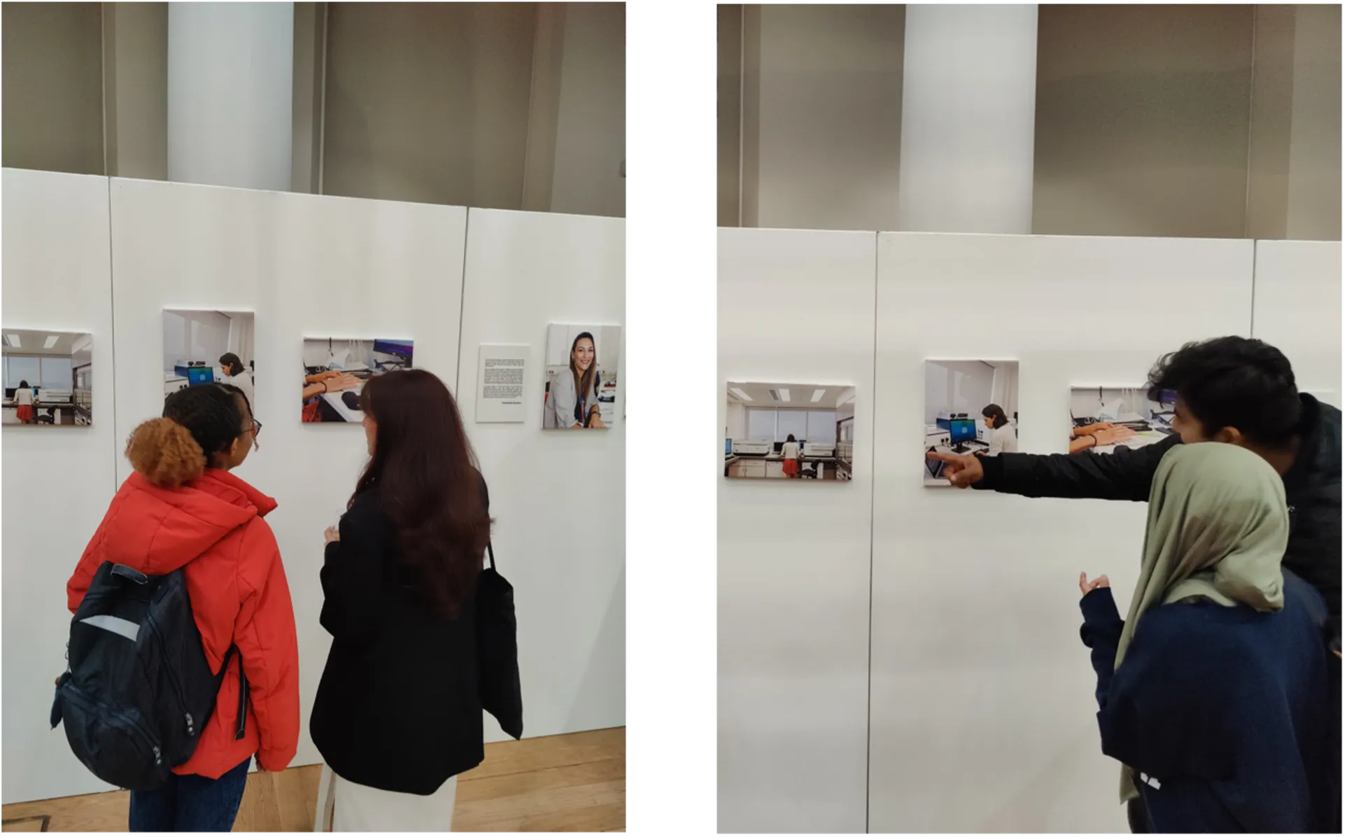 Women in science photography exhibition Attendees