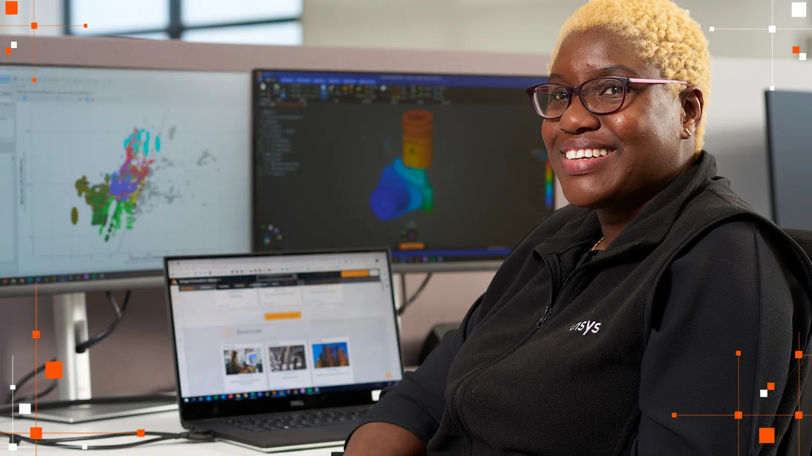 Ansys employee, Bridget Ogwezi