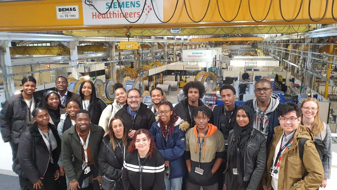 Success For Black Engineers Students Visit Siemens Factory