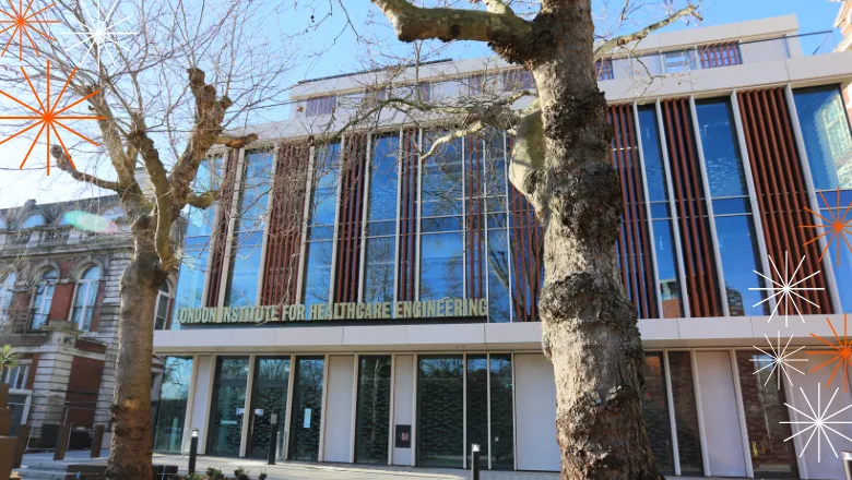 Front exterior shot of the London Institute for Healthcare Engineering building