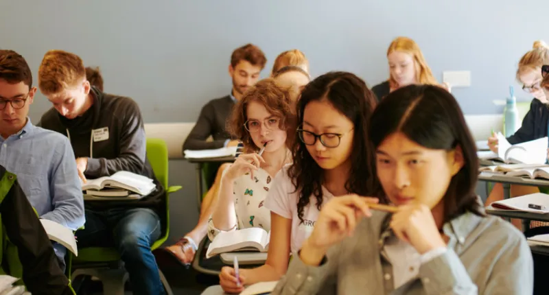 students in classroom