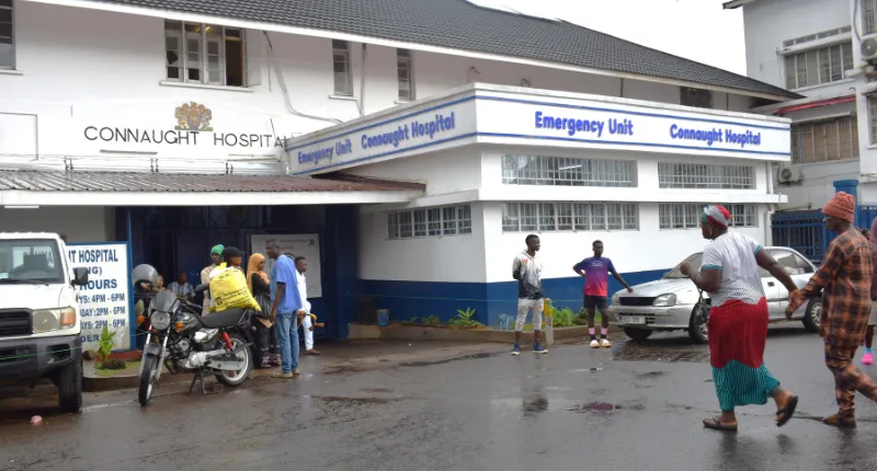 Emergency unit Connaught Hospital Sierra Leone