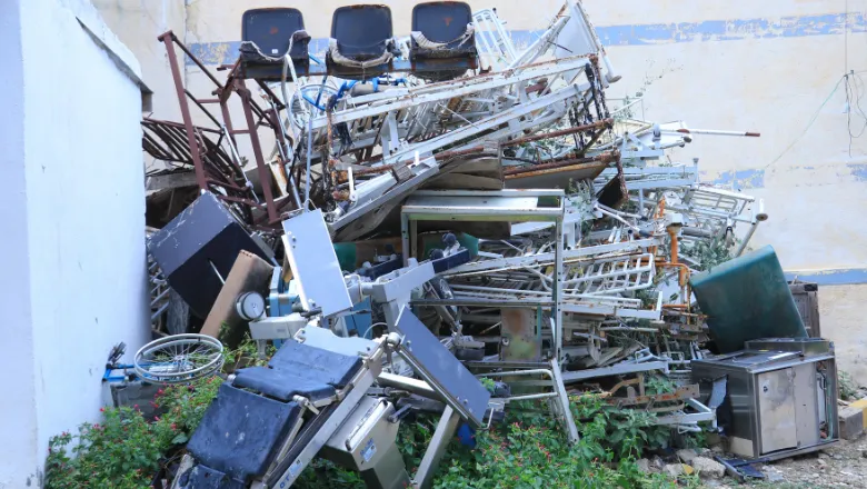Equipment waste disposal hospital Somaliland
