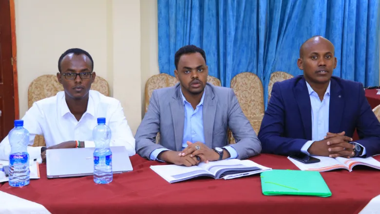 Hospital leaders at NQIP training Somaliland