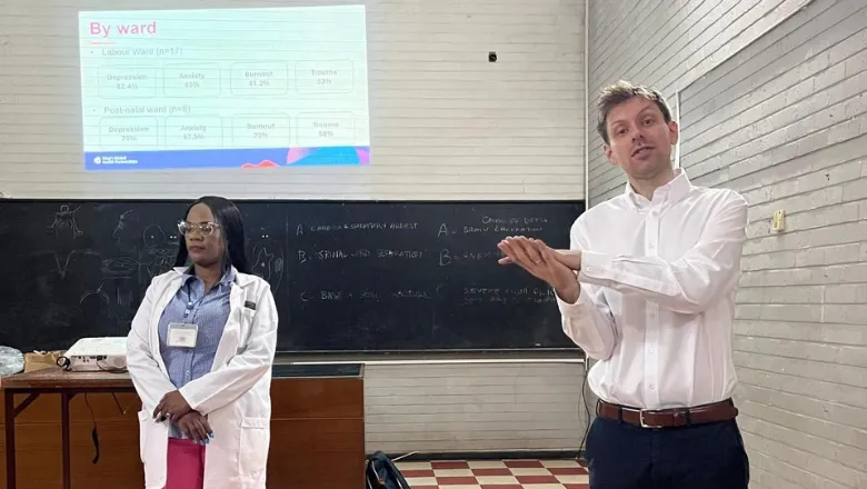 Hospital staff wellbeing survey presentation Joe and Hope Zambia