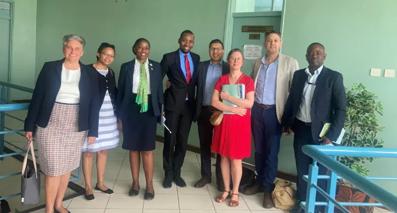 King's and Zambian colleagues at Cancer Diseases Hospital Lusaka