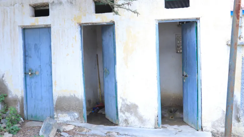 Patients toilet block Boroma hospital Somaliland
