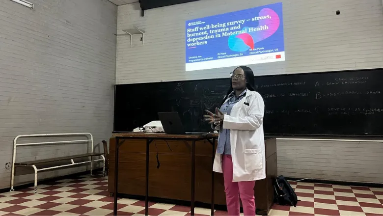 Staff wellbeing survey presentation Hope Zambia