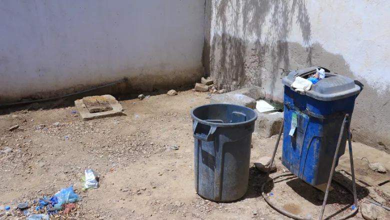 Waste disposal at hospital in Somaliland