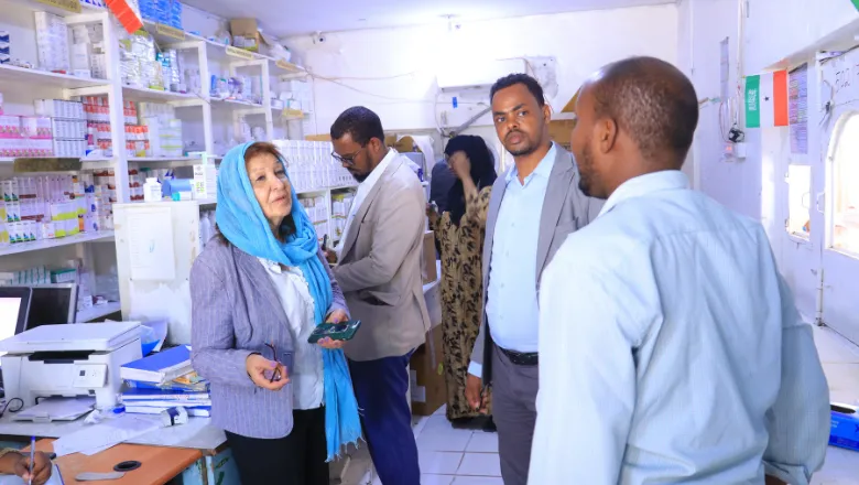 WHO hospital assessments pharmacy Somaliland