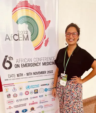 Aneesah Peersaib African emergency medicine conference