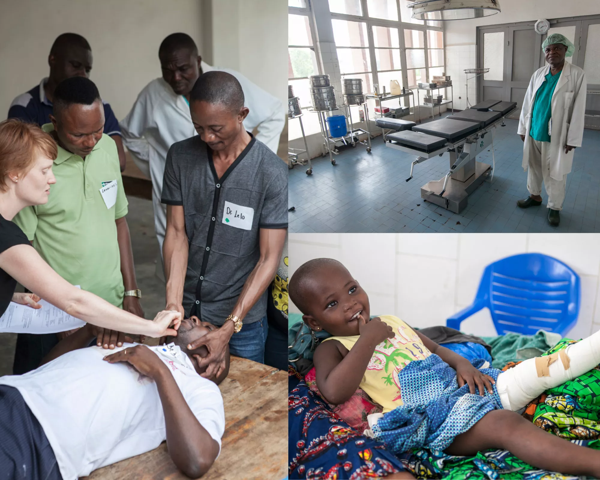 DRC Trauma work collage