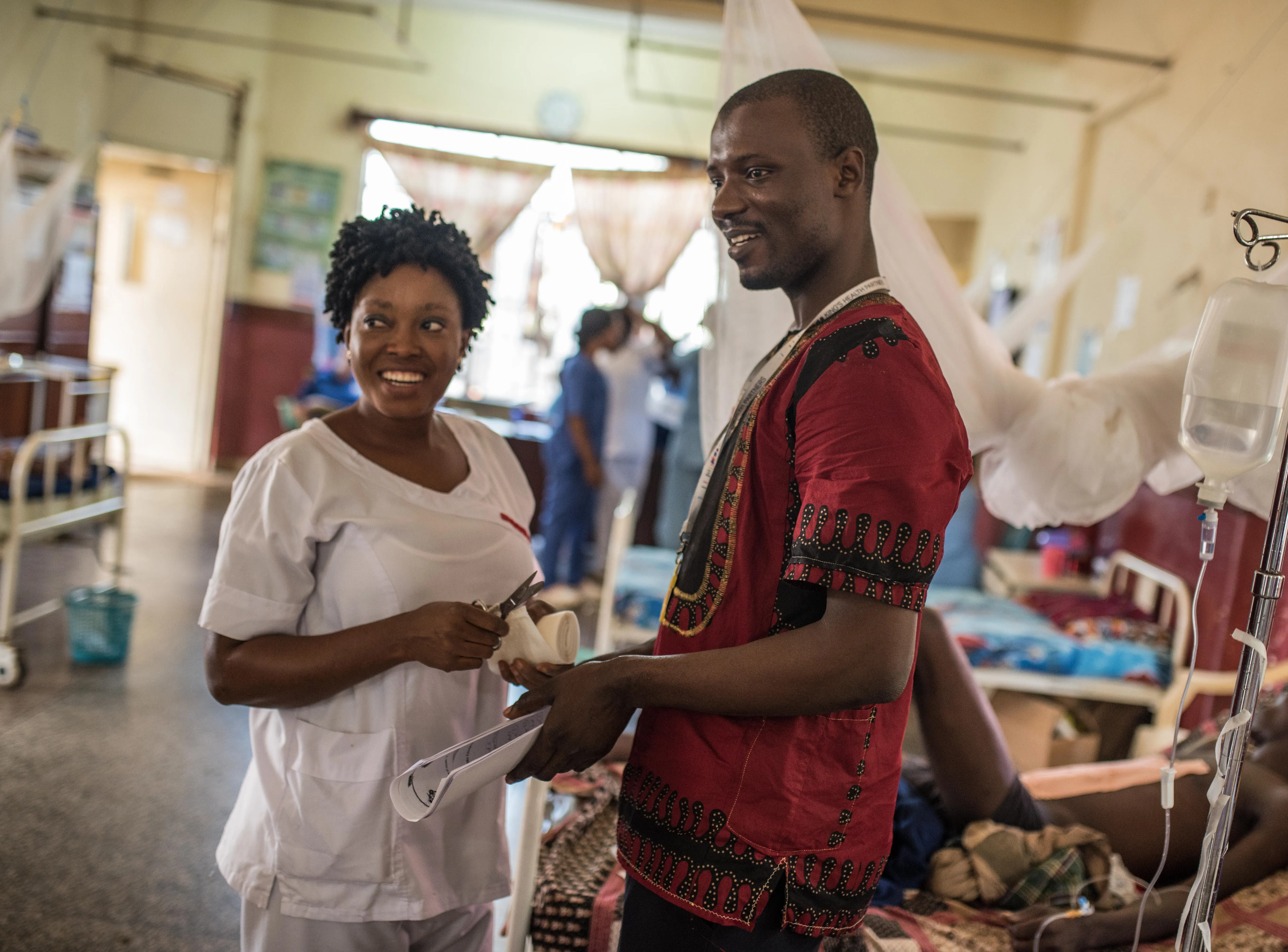 Health workers Connaught Hospital Freetown