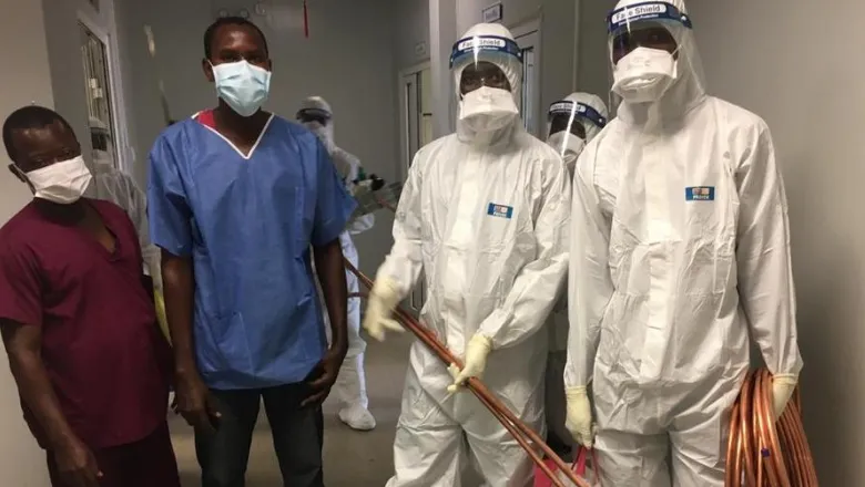 Oxygen installation at partner hospital Sierra Leone