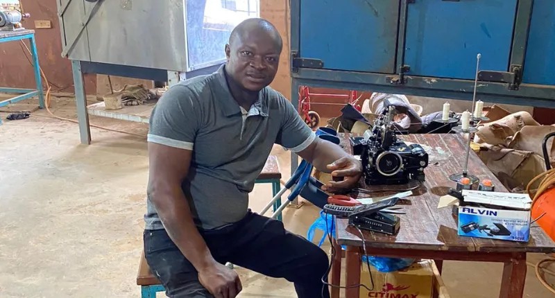 Pressure garment technician Momoh Sierra Leone