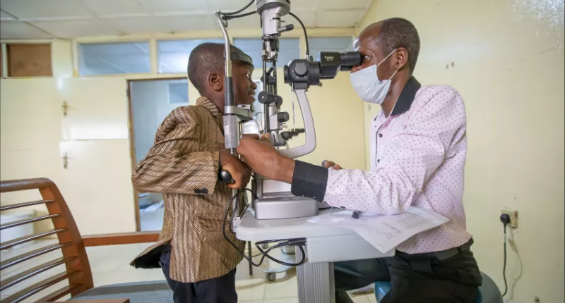 Slit lamp ophthalmology Sierra Leone