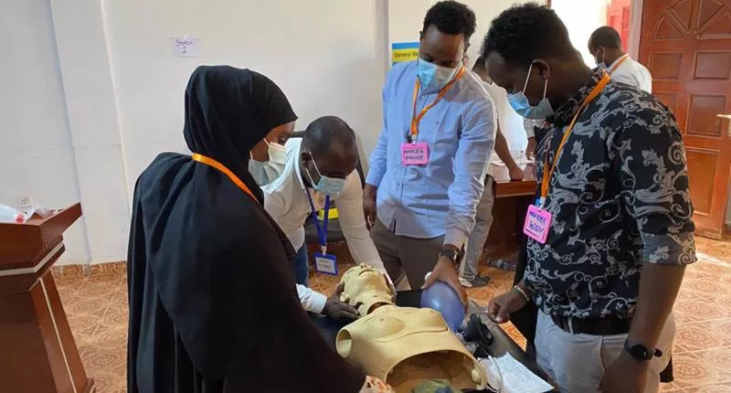 Training healthworkers in trauma and emergency care Somaliland